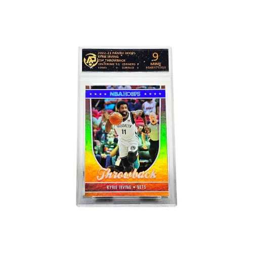 PANINI Irving Игрок Карта Throwback Return Collection Brook In Nets Era Gold Fold Gold Gradient Hologram Card