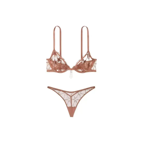 Victoria's Secret Комплект нижнего белья для женщин коричневый