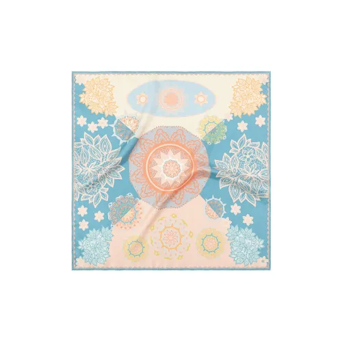 Шелковые шарфы для женщин Eucalyptus Ornamentation