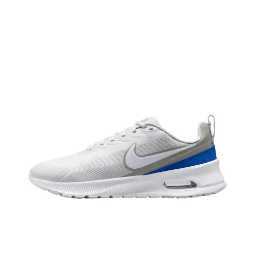 Nike Air Max Nuaxis Low Беговые кроссовки Мужские Серый Синий