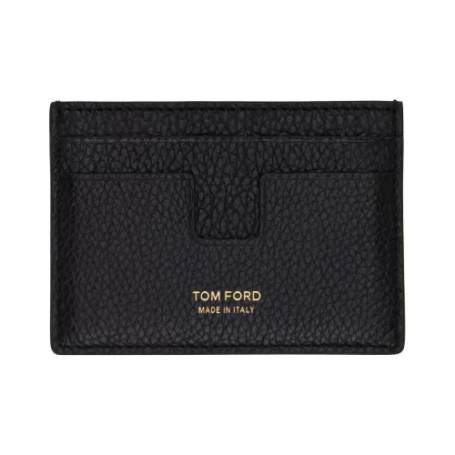 TF Телячья кожа Держатель для карт Мужской Черный