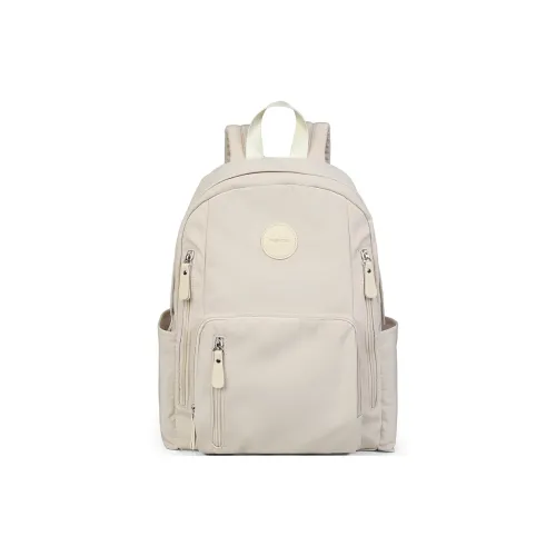 COMELY Ткань Компьютерный Рюкзак Стандартный Женский Экрю