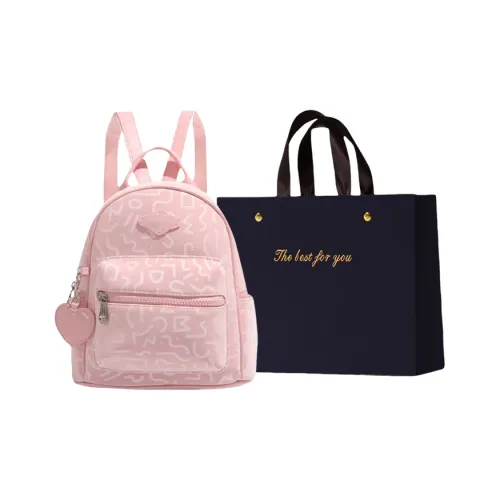 ZUONU ПУ (полиуретан) Рюкзак Стандартный Женская Розовая Сумка