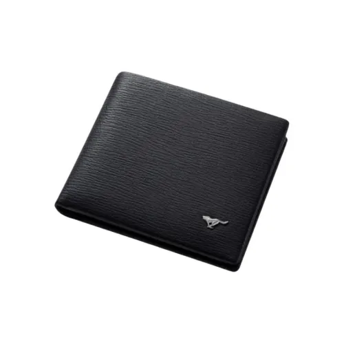 SEPTWOLVES Кошелек из коровьей кожи Мужской Черный