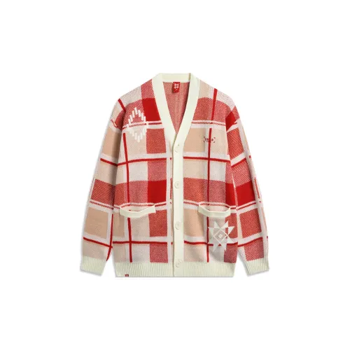 LINING Rijin Doujin Collection Трикотаж Унисекс Белая Клетка