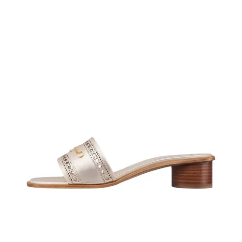 DIOR D Lane Слипоны 3,5 см Женские Золотые