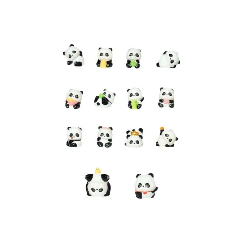 Gollum Китайская модная тенденция Панда HuaHua Креативная Милая Кукла Слепые коробки Один Mystery Коробка Целая коробка 12 шт