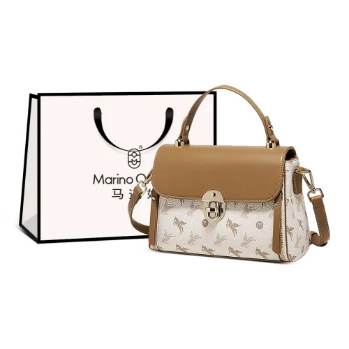 MARINO ORLANDI Сумка Kelly из синтетической кожи сумка через плечо сумка большая женская кофейного цвета