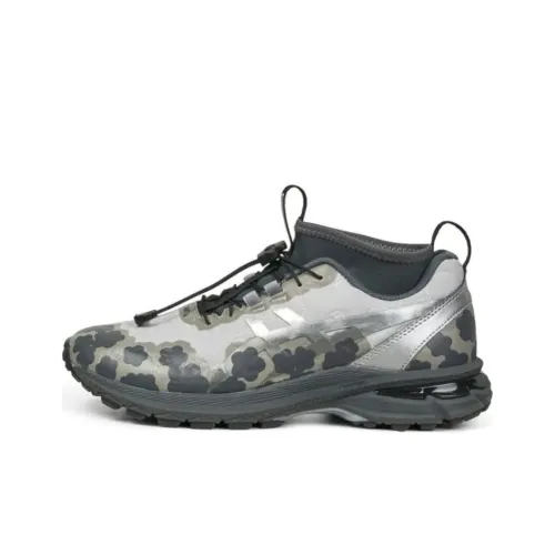 Cecilie Bahnsen x Asics GEL TERRAIN Устойчивые к истиранию Низкие Беговые кроссовки Унисекс Черный Серебряный Зеленый