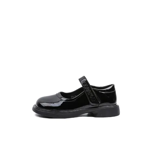 Warrior Детская кожаная обувь Low Top Черный Kids