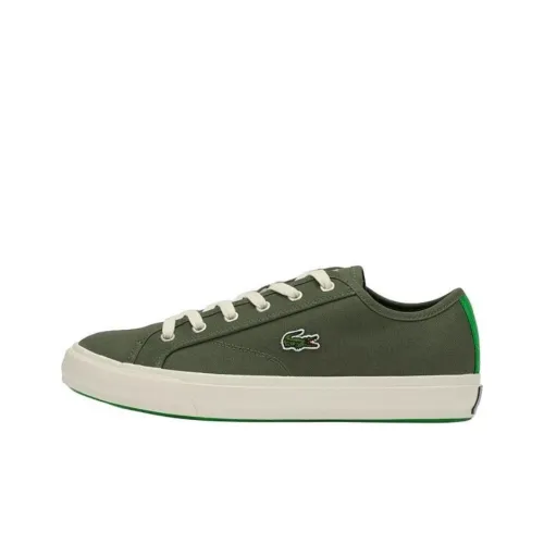 Кроссовки для скейтбординга LACOSTE Collaboration Slip Resistant Abrasion Resistant Low Top Мужские Зеленые