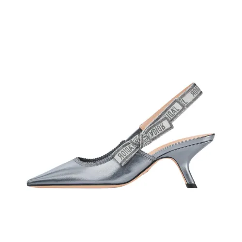 DIOR J'Adior Узкий каблук Высокие каблуки 6,5 см Женские Серебристый