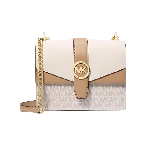 MICHAEL KORS Коровья кожа Сумка через плечо Маленькая Женская Ванильный Белый