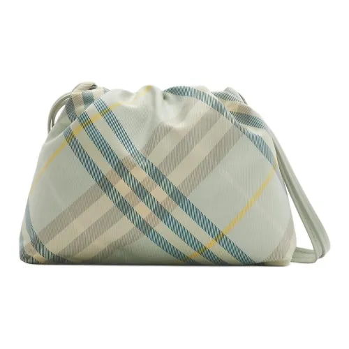 Burberry Сумка-кошелек В Клетку Застежка На Молнию И Затягивающийся Шнурок Внутренний Карман С Магнитной Застежкой Подкладка Из Нейлона