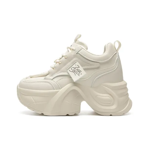 ZHR Платформа Обувь 9 см Износостойкая и Легкая Низкий Топ Толстая Подошва Кроссовки Женские