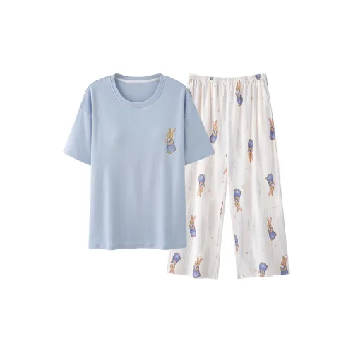 Shivs Pajama Комплект Женский Светло-Синий