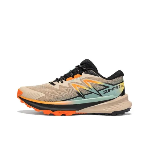 361° Устойчивый к истиранию Легкий Амортизация Низкий Топ Повседневные Беговые кроссовки Мужские Оранжевый Черный