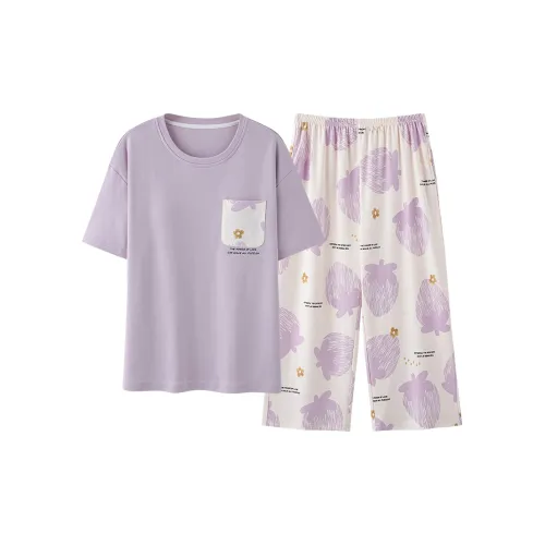 Shivs Pajama Комплект Женский Фиолетовый