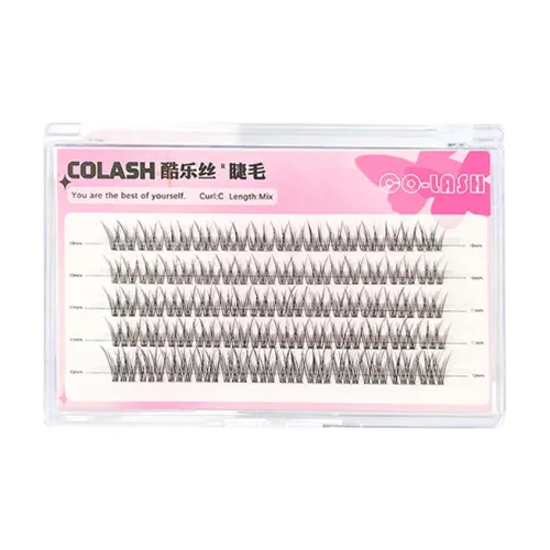 KULESI Прозрачный Мягкий STEM Сегментированные Кисточки для ресниц Русалка Искусственные ресницы Натуральный Увеличивающий Одиночный Клумбер