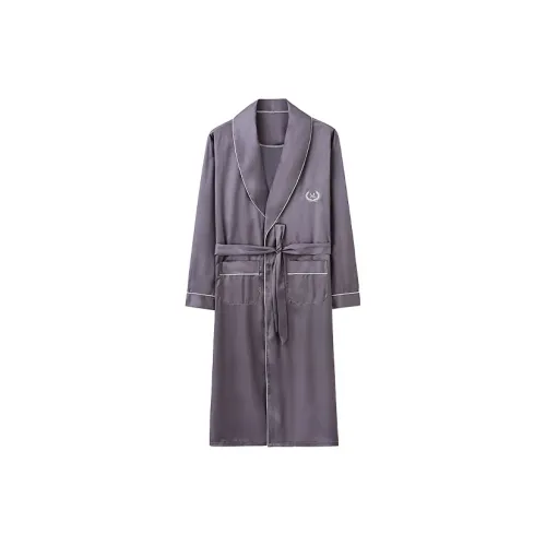 Huggy Kissy Банные халаты Мужской Темно-серый
