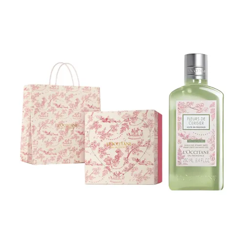 L'OCCITANE Зеленый виноград Любовь Вишня Аромат Гель для душа Чистка 250 мл