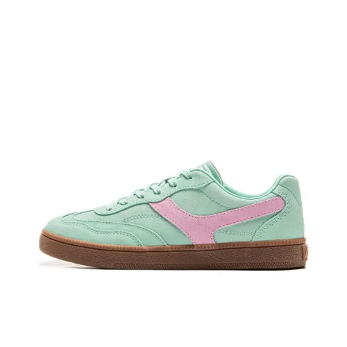 Yunchuan Abrasion Resistant Balance Lightweight Low Top German Army Trainers Women's Aqua Green