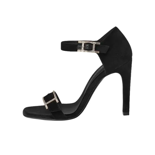 HERMES Judy One Strap Sandals 10,5cm Women's Black HERMES Джуди One Ремешок Сандалии 10,5см Женские Черные