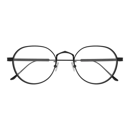Cartier Титан Квадратные Оправы для Очков Мужские Черные