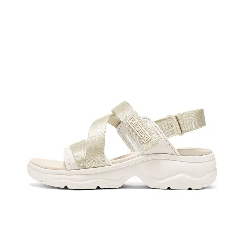 Skechers Повседневные пляжные сандалии женские цвет сливочный