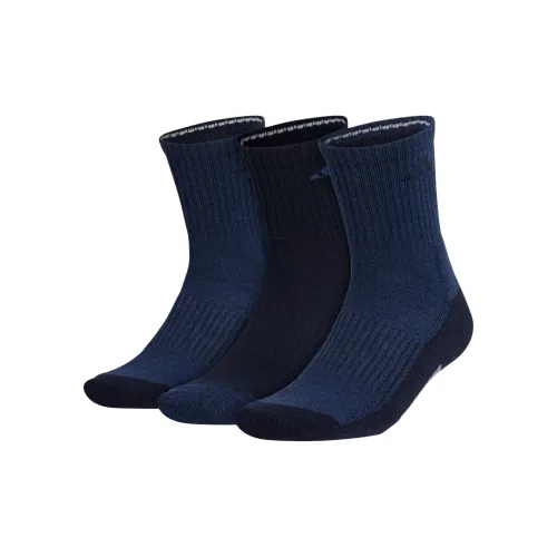 adidas Clothing 3 пачки Темно-синие Мужские MID Носки до икры
