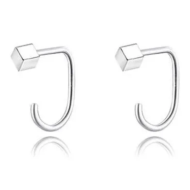 May10th Серебро S925 Серьги-гвоздики Унисекс