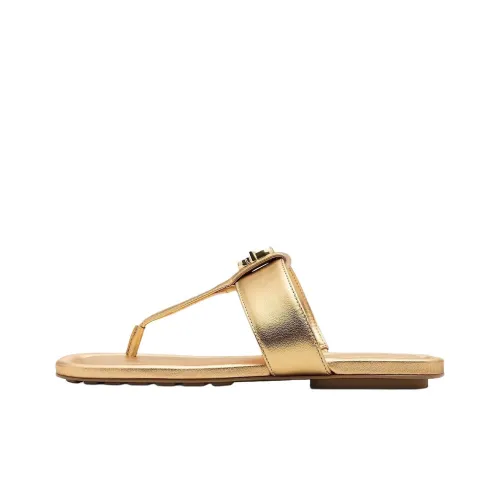 MARC JACOBS Шлепанцы Женские Золотые
