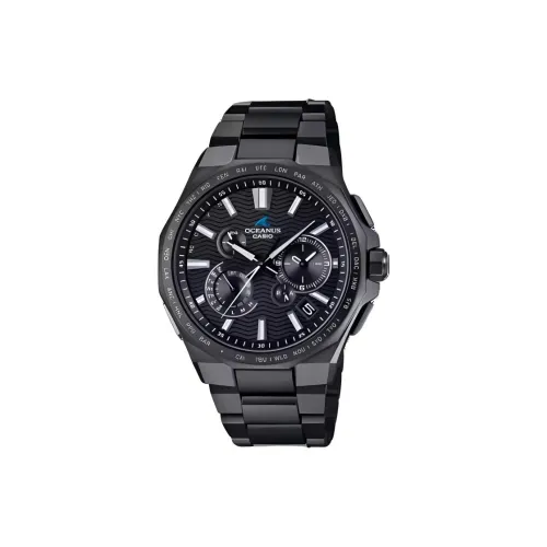 CASIO Classic Collection Солнечный механизм Титановый ремешок Часы Мужские Черный циферблат