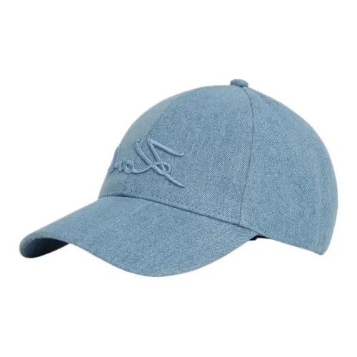 Karl Lagerfeld Хлопковые кепки унисекс синие