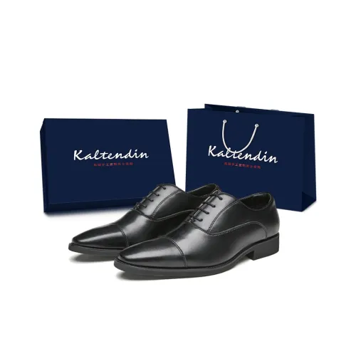 Kaltendin Винтаж Деловой Повседневный Стиль Свадьба Гroomsmen Коровья Кожа Туфли Мужские