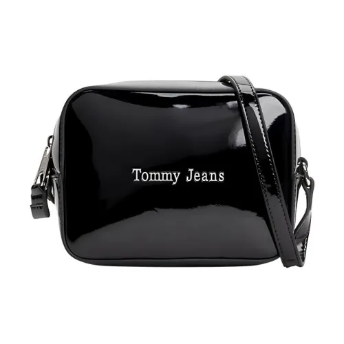 Tommy Hilfiger Подделка Кожа Сумка через плечо Женская Черная