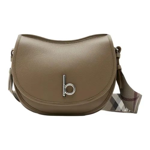 Burberry Rocking Horse Телячья кожа Сумка через плечо Сумка на плечо Маленькая Мужская Болото Цвет