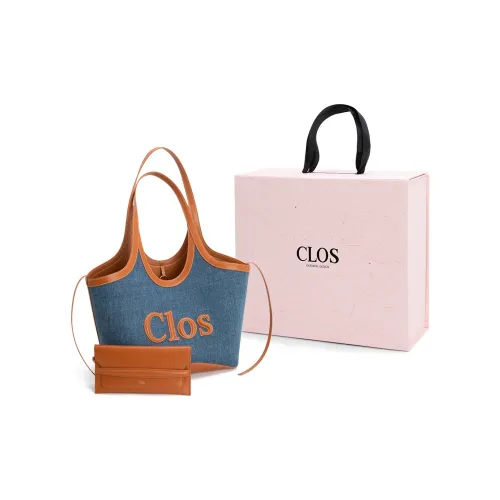 CLOS Сумки через плечо Джинсовый синий Женские