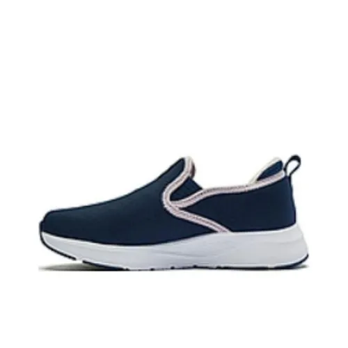 QIAODAN Амортизация Износостойкие Низкие Кроссовки для Бега Женские Синие Фиолетовые