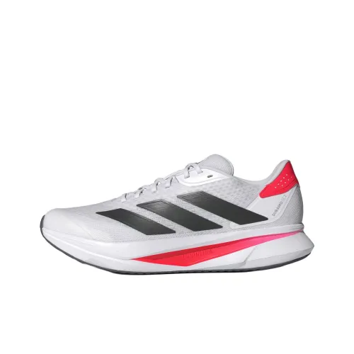 Adidas DURAMO SL 2,0 Противоскользящий Устойчивый к истиранию Низкий Топ Повседневный Тренировочный Спринт Беговые кроссовки Мужской Белый Красный