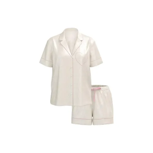 Victoria's Secret Pajama Комплект Женский Кокосовый Белый