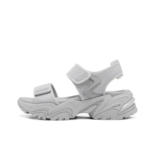 Skechers Повседневные пляжные сандалии серого цвета для женщин