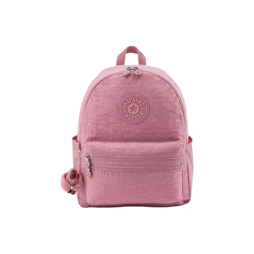 Kipling Ткань Рюкзак Большой Унисекс Лотос Розовый Синий Серый Облачный Серый