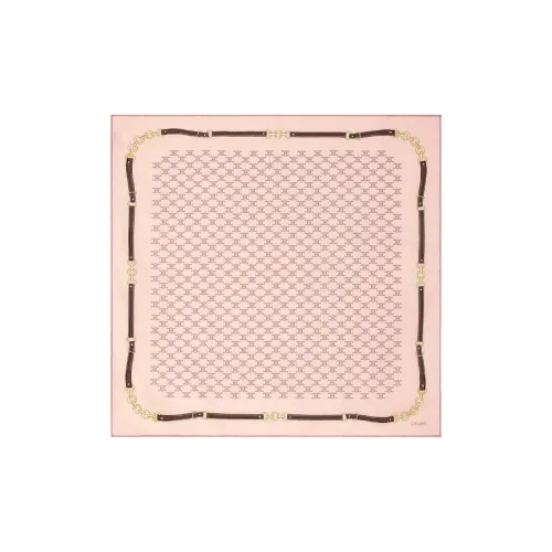 CELINE Шарфы из шелка Тутовый женские розовые