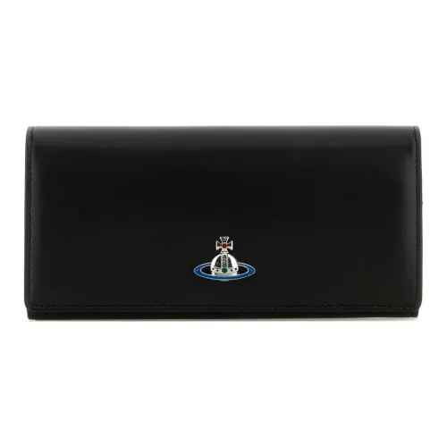 Vivienne Westwood кожа кошелек женский черный