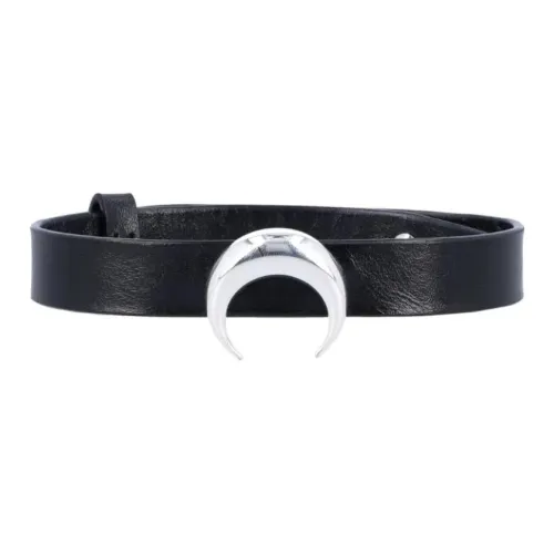 Marine Serre Кожаные ремни Женские Черный