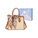 Коричневый и белый