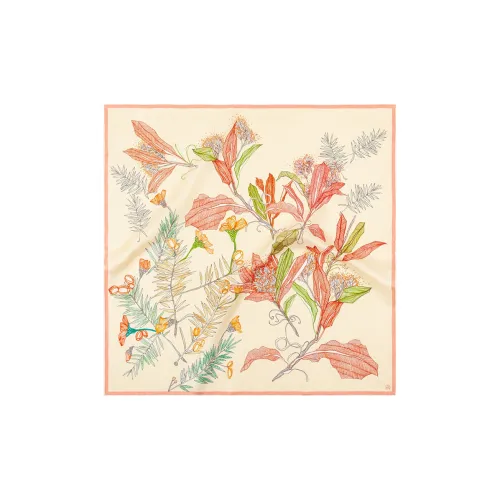 Шелковые шарфы для женщин Eucalyptus Ornamentation