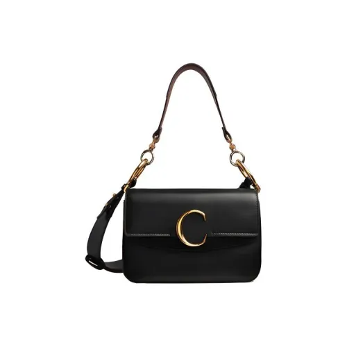 Chloe Сумка через плечо из коровьей кожи маленькая женская черная