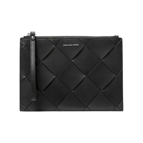 MICHAEL KORS Jet Set Travel Кожаный клатч размер Extra Large унисекс черный